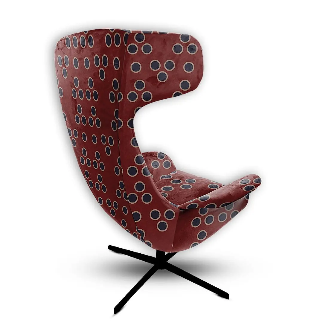 Fotel designerski Mirasol Moka