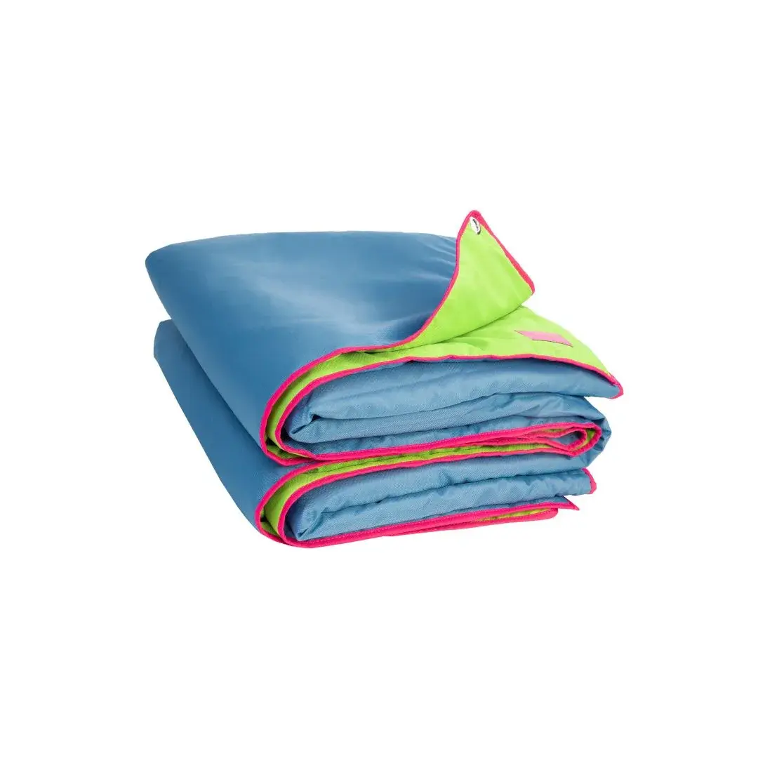 Koc piknikowy - Mata piknikowa 200x200 Blue Green