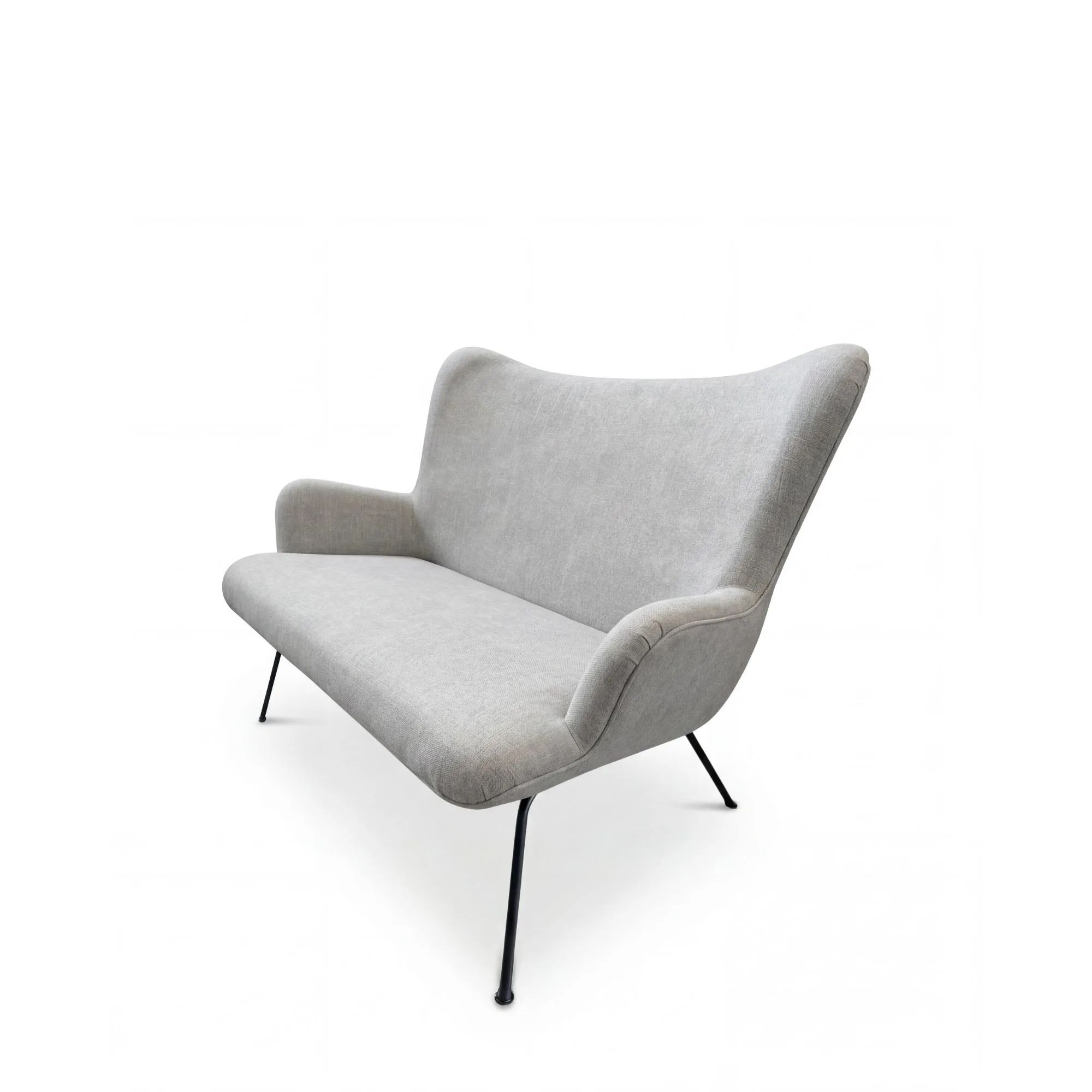 Sofa glamour - złote nogi/czarne nogi- Massimo Silva