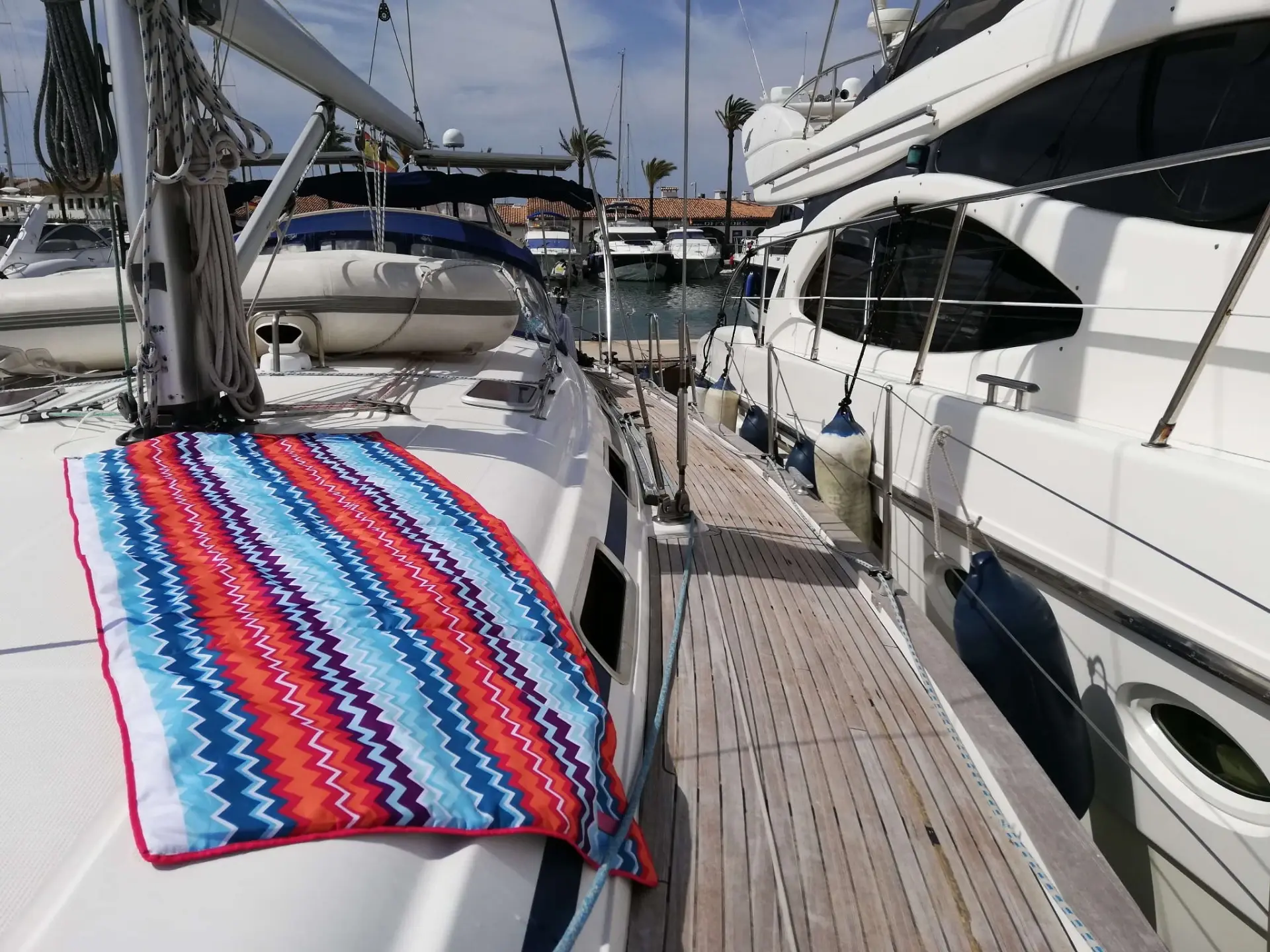 Mata na jacht 78x180 Palma