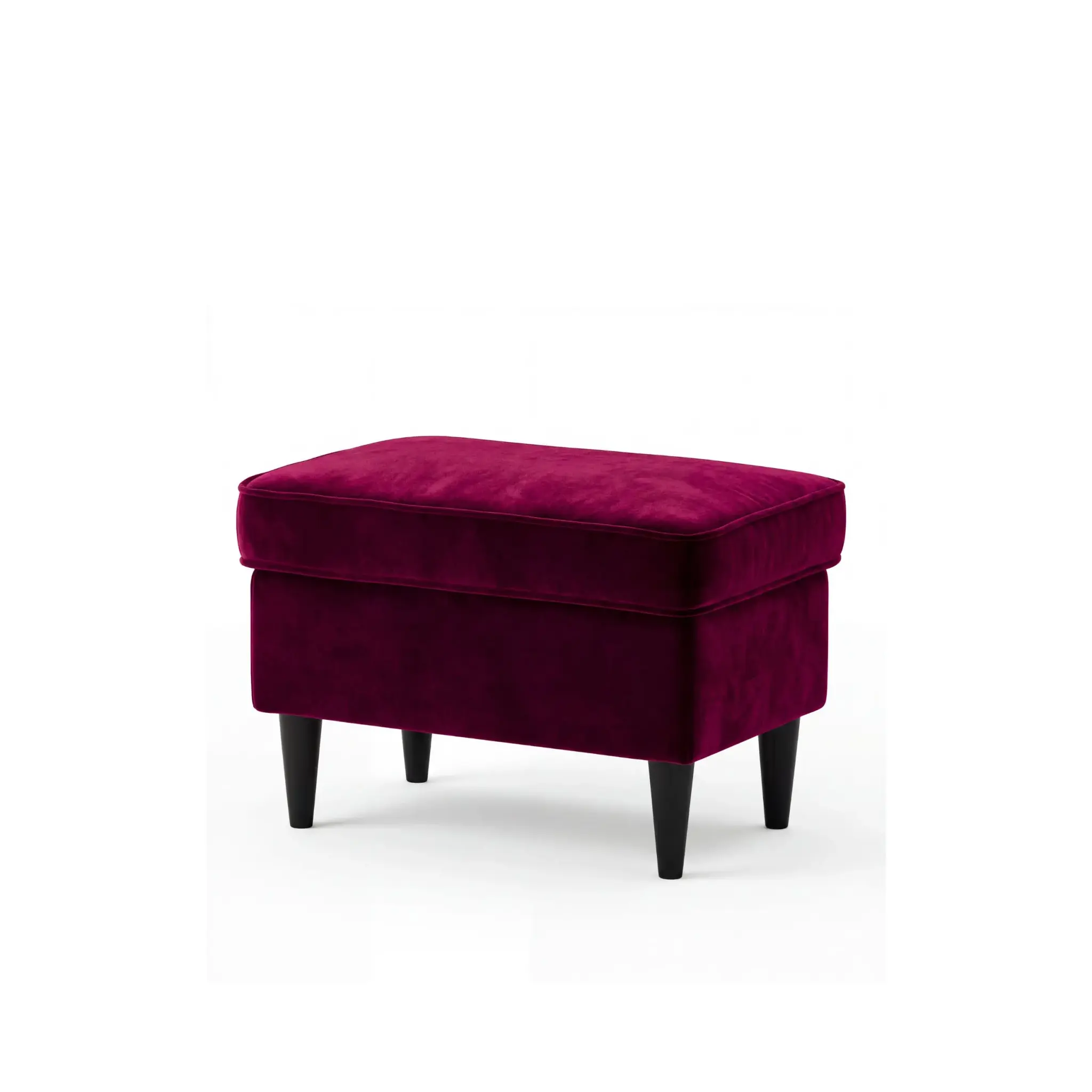 Podnóżek do fotela uszak / pufa velvet do salonu Rose Velvet /Pacha