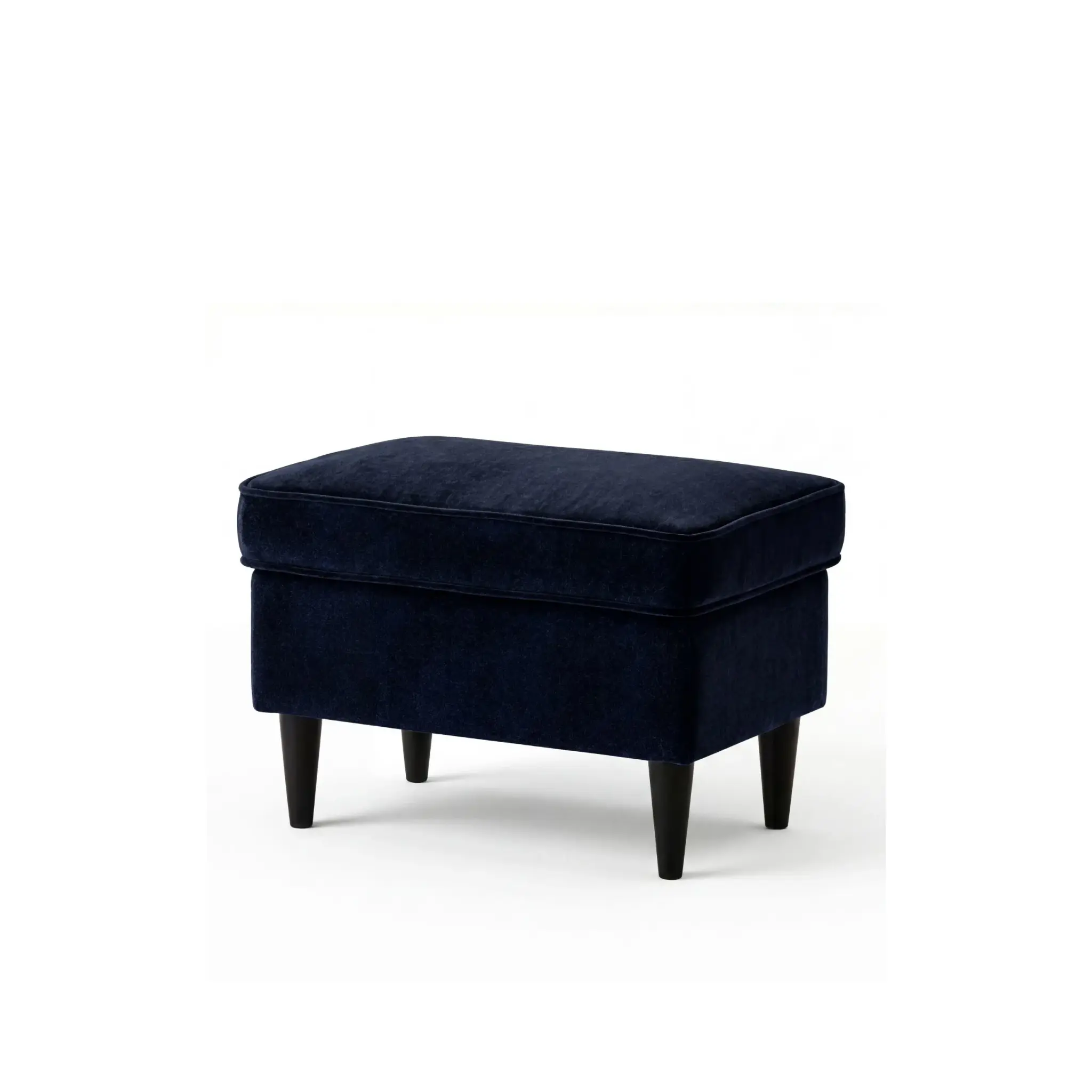 Podnóżek do fotela uszak / pufa velvet do salonu Velvet Ocean