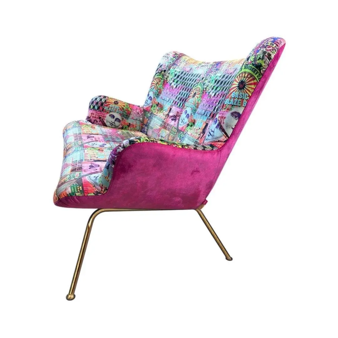 Sofa glamour- złote nogi Massimo Jazz