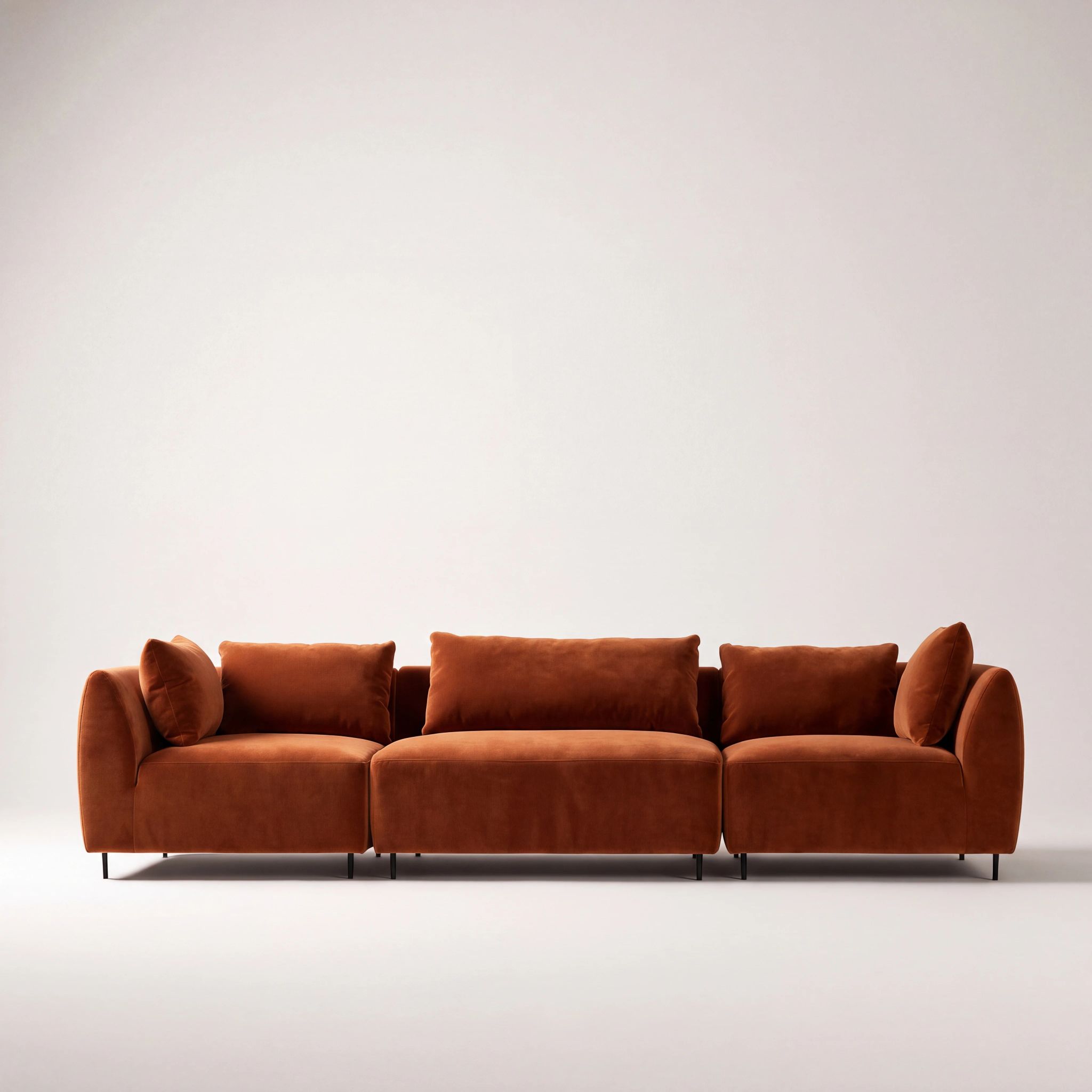 Sofa modułowa Avalanche miedziany welur