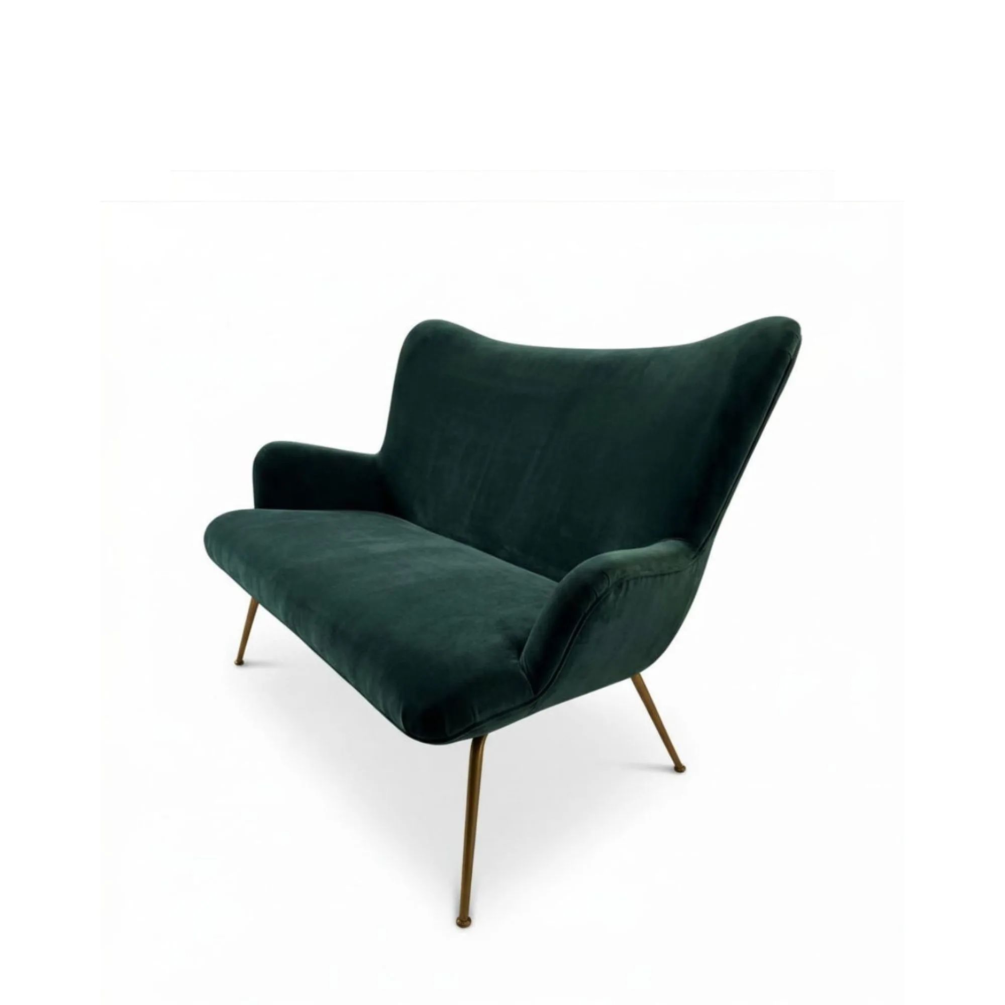 Sofa glamour - złote nogi/czarne nogi- Massimo Verona