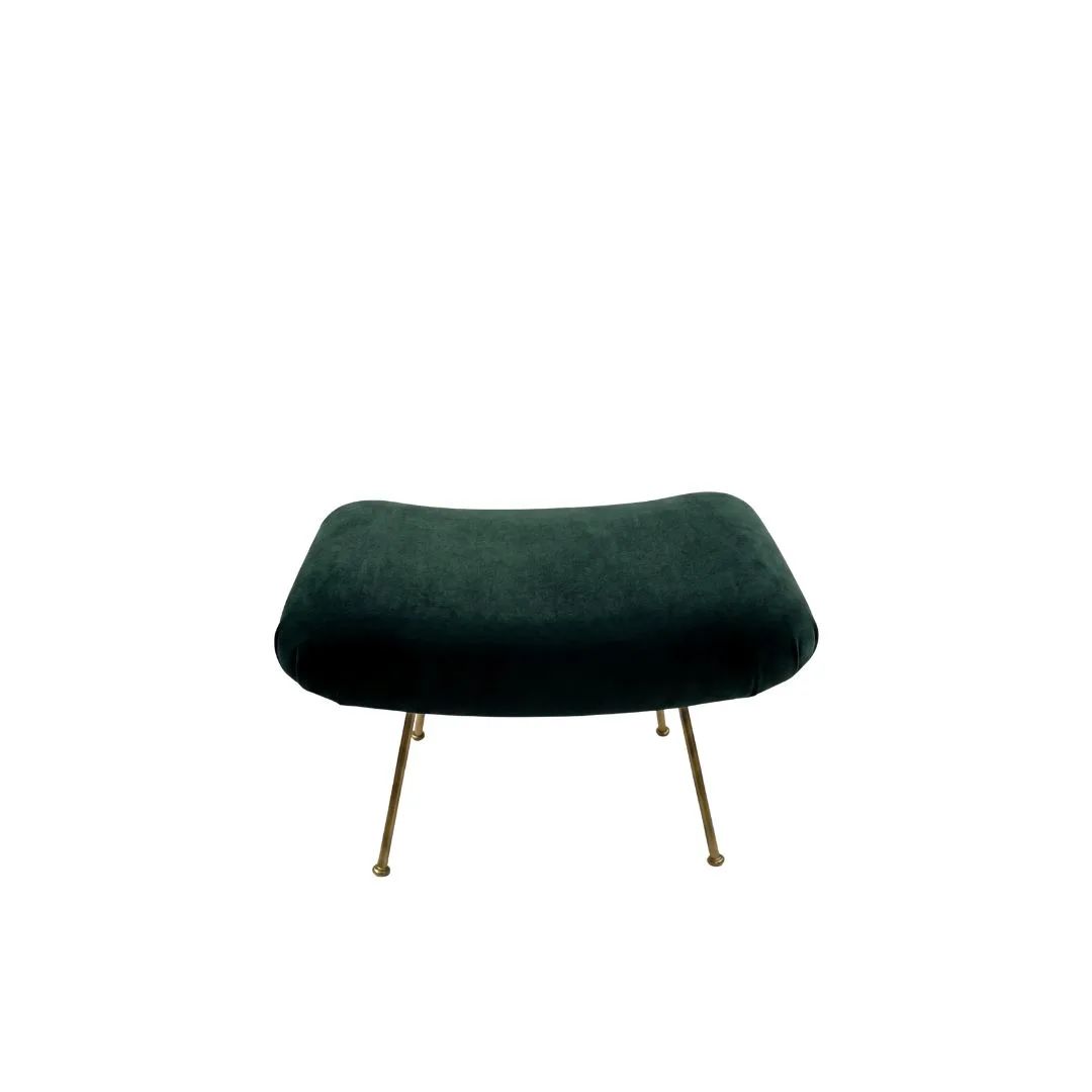 Podnóżek designerski- złote nogi/czarne nogi Massimo Verona